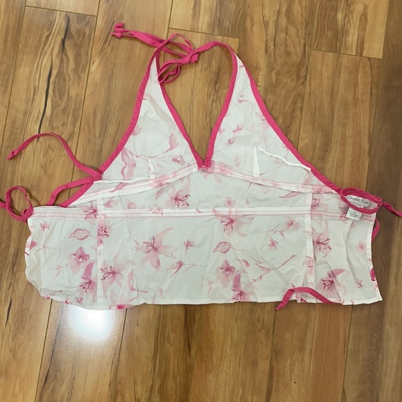 Y2K vintage Halter babydoll top - Picture 3 of 5